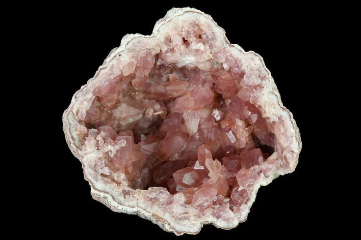 Beautiful, Pink Amethyst Geode Half - Argentina #170174